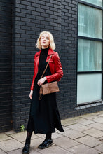 Load image into Gallery viewer, Light Brown Leather Clutch Bag