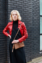 Load image into Gallery viewer, Light Brown Leather Clutch Bag