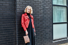 Load image into Gallery viewer, Light Brown Leather Clutch Bag