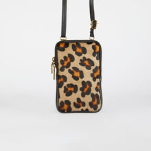 Load image into Gallery viewer, Leopard Print Leather Phone Bag