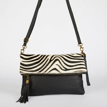 Load image into Gallery viewer, Zebra Print Clutch Bag