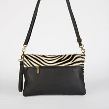 Load image into Gallery viewer, Zebra Print Clutch Bag