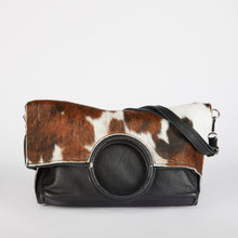 Load image into Gallery viewer, Cowhide Pony Hair Shopper Bag