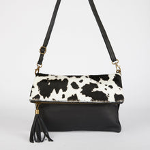 Load image into Gallery viewer, Cow Print Clutch Bag
