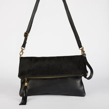 Load image into Gallery viewer, Black Pony Hair Bag