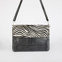 Load image into Gallery viewer, Zebra Print Clutch Bag