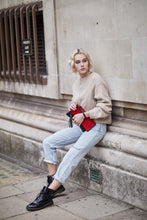 Load image into Gallery viewer, Red Pony Hair Handbag