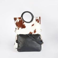 Load image into Gallery viewer, Cowhide Shopper Bag