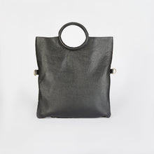 Load image into Gallery viewer, Black Pony Hair Shopper Bag