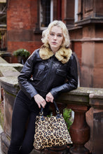 Load image into Gallery viewer, Leopard Print Tote Bag