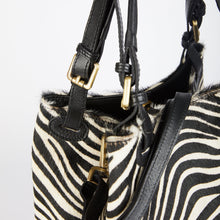 Load image into Gallery viewer, Zebra Print Tote Bag
