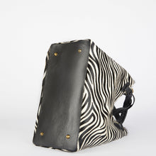 Load image into Gallery viewer, Zebra Print Tote Bag