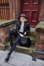 Load image into Gallery viewer, Black Pony Hair Tote Bag