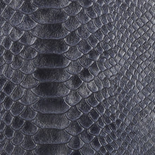 Load image into Gallery viewer, Blue Snake Print Clutch Bag