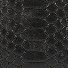 Load image into Gallery viewer, Black Snake Print Clutch Bag