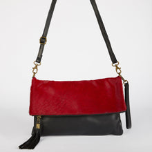 Load image into Gallery viewer, Red Pony Hair Handbag