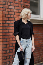 Load image into Gallery viewer, Black Clutch Bag