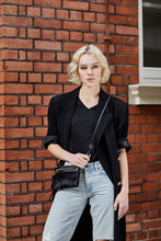 Load image into Gallery viewer, Black Clutch Bag