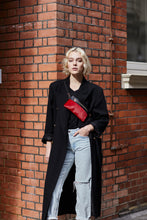 Load image into Gallery viewer, Red Pony Hair Clutch Bag