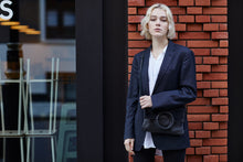 Load image into Gallery viewer, Black Pony Hair Shopper Bag