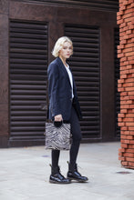 Load image into Gallery viewer, Zebra Print Shopper Bag