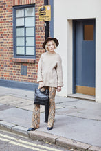 Load image into Gallery viewer, Black Croc Print Shopper Bag