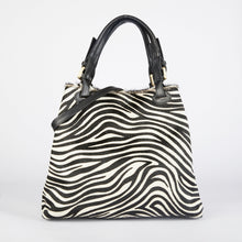 Load image into Gallery viewer, Zebra Print Tote Bag