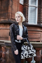 Load image into Gallery viewer, Cow Print Tote Bag