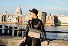 Load image into Gallery viewer, Zebra Print Clutch Bag