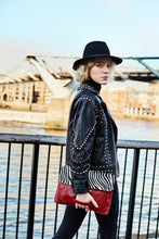 Load image into Gallery viewer, Zebra Print Clutch Bag