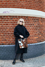 Load image into Gallery viewer, Cowhide Pony Hair Shopper Bag