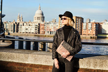 Load image into Gallery viewer, Zebra Print Clutch Bag