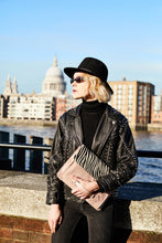 Load image into Gallery viewer, Zebra Print Clutch Bag