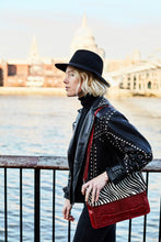 Load image into Gallery viewer, Zebra Print Clutch Bag