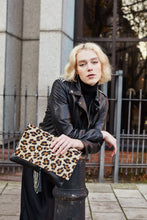 Load image into Gallery viewer, Leopard Print Crossbody Handbag