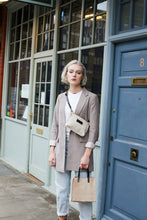 Load image into Gallery viewer, Beige Snake Print Tote Bag