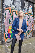 Load image into Gallery viewer, Pink Snake Print Crossbody Clutch Bag