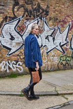 Load image into Gallery viewer, Brown Leather Clutch Bag