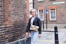 Load image into Gallery viewer, Beige Crocodile Print Bag