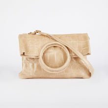 Load image into Gallery viewer, Beige Crocodile Print Bag