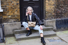 Load image into Gallery viewer, Beige Crocodile Print Bag