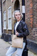 Load image into Gallery viewer, Beige Crocodile Print Bag