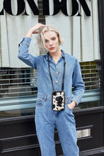 Load image into Gallery viewer, Cow Print Phone Bag