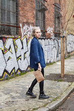 Load image into Gallery viewer, Light Brown Snake Print Clutch Bag