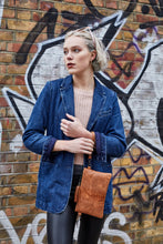 Load image into Gallery viewer, Brown Leather Clutch Bag