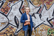 Load image into Gallery viewer, Brown Leather Clutch Bag