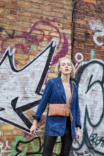 Load image into Gallery viewer, Brown Leather Clutch Bag