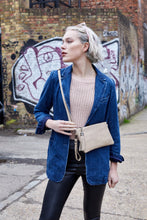 Load image into Gallery viewer, Beige Leather Clutch