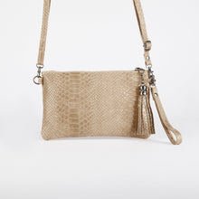 Load image into Gallery viewer, Beige Leather Clutch
