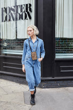 Load image into Gallery viewer, Cheetah Print Leather Phone Bag